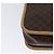 Céline Borsa a Spalla in Tela Macadam CELINE in Pelle PVC Marrone Oro Auth 131727 D'oro - vista 15