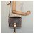 Céline Borsa a Spalla in Tela Macadam CELINE in Pelle PVC Marrone Oro Auth 131727 D'oro - vista 21