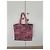 Borsa Tote Christian Dior Riviera Viola in Cotone Porpora - vista 2