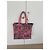 Borsa Tote Christian Dior Riviera Viola in Cotone Porpora - vista 4