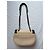 Borsa a spalla Chanel in pelle beige con finiture dorate - vista 3