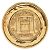 Goldplattierte Brosche Chanel 31 Rue Cambon Golden