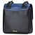 Prada Schwarze Bicolor Saffiano Leder Umhängetasche Blau - Ansicht 2