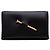 Off White Off-White Schwarze Leder Clutch
