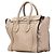 Céline Celine Mini Luggage Tote in pelle di vitello Beige - vista 2