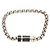 Bracciale a Catena Monogram Eclipse Louis Vuitton Nero Argento