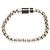 Bracciale a Catena Monogram Eclipse Louis Vuitton Nero Argento - vista 2