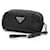 Pochette in nylon Prada con tracolla Nero