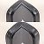 Custodia da viaggio Hermès Hermès Vanity Handbag Nero Beige - vista 4
