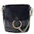 Chloé Faye Backpack Schwarz Gold hardware Leder Wildleder