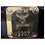 Borsa Boston MCM in pelle verniciata nera e oro Nero Gold hardware - vista 3