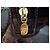 Borsa Boston MCM in pelle verniciata nera e oro Nero Gold hardware - vista 5