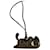 Autre Marque Charm Leather Cat Military Green  - view 1