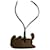 Autre Marque Charm Leather Cat Military Green  - view 2