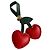 Autre Marque Charm PU-Leder Kirschen