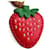 Autre Marque Charm Leather Strawberry Red  - view 3