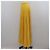 Falda maxi plisada de crepé de chine amarilla de Prada Amarillo - vista 2