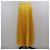 Falda maxi plisada de crepé de chine amarilla de Prada Amarillo - vista 3