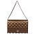 Clutch classico trapuntato in bronzo con catena Chanel