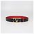 Cinturón reversible VLogo Valentino negro/rojo - vista 2