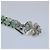 Chanel Bracciale CC con Charm Portafortuna in Catena Verde/Argento - vista 3