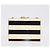 Borsa clutch in smalto Valentino nera/avorio Nero Crudo - vista 3