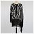 Top Fridge con Borlas Impresas en Negro/Blanco Andrew Gn - vista 3