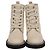 Stivaletti Monili beige chiaro con lacci Brunello Cucinelli