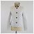 Burberry White/Checked Collar Diamond Quilted Button Front Jacket - view 2