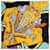Sciarpa Sellier Bouquets Multicolori Hermès Multicolore - vista 3