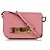 Borsa a tracolla Prada City in vitello rosa