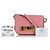 Borsa a tracolla Prada City in vitello rosa - vista 12