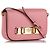 Borsa a tracolla Prada City in vitello rosa - vista 2