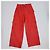 Jacquemus Red Leather Wide Pants