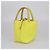 Borsa Picotin Lock 18 in alligatore Mimosa/Lime e pelle Clémence di Hermès D'oro - vista 2