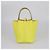 Borsa Picotin Lock 18 in alligatore Mimosa/Lime e pelle Clémence di Hermès D'oro - vista 3