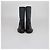 Botas de lluvia de media caña Hermès negras/grises Castaño Negro