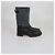 Botas de lluvia de media caña Hermès negras/grises Castaño Negro - vista 3