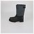 Botas de lluvia de media caña Hermès negras/grises Castaño Negro - vista 4