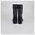 Botas de lluvia de media caña Hermès negras/grises Castaño Negro - vista 5