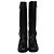 Trim Botas de montar negras con ribete Whupstich de Hermès Negro