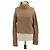 Gucci brauner Langarm-Pullover mit Rollkragen