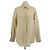 Chloé Camisa de manga larga con botones de perla marrón claro Chloe