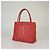 Borsa Madallion in caviar trapuntato rosso Chanel - vista 2