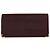 Cartera larga bifold Must de Cartier burdeos