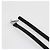 Cinto triangular preto skinny Bottega Veneta - vista 6