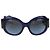 Chanel Blue Gradient Bow Oversized Round Sunglasses