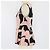 Top Peplum con Stampa Teschio Rosa/Nero Alexander McQueen - Ansicht 2