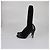 Pumps Neri a Calza Chanel Nero - vista 3