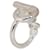 Ring Bague Croisette en Argent Hermès Modèle Grand  ref.2379618